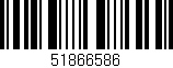 Código de barras (EAN, GTIN, SKU, ISBN): '51866586'
