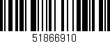 Código de barras (EAN, GTIN, SKU, ISBN): '51866910'