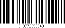 Código de barras (EAN, GTIN, SKU, ISBN): '5187723506431'