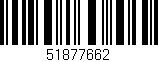 Código de barras (EAN, GTIN, SKU, ISBN): '51877662'