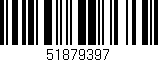 Código de barras (EAN, GTIN, SKU, ISBN): '51879397'