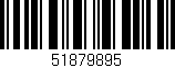 Código de barras (EAN, GTIN, SKU, ISBN): '51879895'