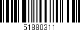 Código de barras (EAN, GTIN, SKU, ISBN): '51880311'