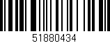 Código de barras (EAN, GTIN, SKU, ISBN): '51880434'