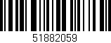 Código de barras (EAN, GTIN, SKU, ISBN): '51882059'