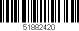 Código de barras (EAN, GTIN, SKU, ISBN): '51882420'