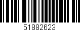 Código de barras (EAN, GTIN, SKU, ISBN): '51882623'