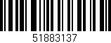 Código de barras (EAN, GTIN, SKU, ISBN): '51883137'