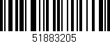 Código de barras (EAN, GTIN, SKU, ISBN): '51883205'
