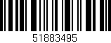 Código de barras (EAN, GTIN, SKU, ISBN): '51883495'
