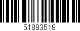 Código de barras (EAN, GTIN, SKU, ISBN): '51883519'