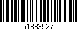 Código de barras (EAN, GTIN, SKU, ISBN): '51883527'