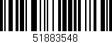 Código de barras (EAN, GTIN, SKU, ISBN): '51883548'