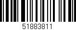 Código de barras (EAN, GTIN, SKU, ISBN): '51883811'