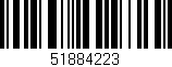 Código de barras (EAN, GTIN, SKU, ISBN): '51884223'