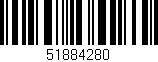 Código de barras (EAN, GTIN, SKU, ISBN): '51884280'