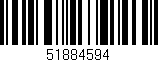 Código de barras (EAN, GTIN, SKU, ISBN): '51884594'