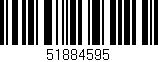 Código de barras (EAN, GTIN, SKU, ISBN): '51884595'