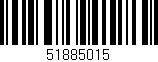 Código de barras (EAN, GTIN, SKU, ISBN): '51885015'