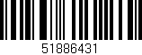 Código de barras (EAN, GTIN, SKU, ISBN): '51886431'