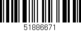 Código de barras (EAN, GTIN, SKU, ISBN): '51886671'
