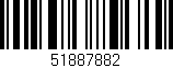 Código de barras (EAN, GTIN, SKU, ISBN): '51887882'