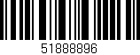 Código de barras (EAN, GTIN, SKU, ISBN): '51888896'