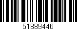 Código de barras (EAN, GTIN, SKU, ISBN): '51889446'