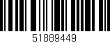 Código de barras (EAN, GTIN, SKU, ISBN): '51889449'