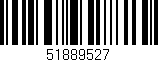 Código de barras (EAN, GTIN, SKU, ISBN): '51889527'