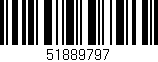 Código de barras (EAN, GTIN, SKU, ISBN): '51889797'