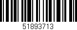 Código de barras (EAN, GTIN, SKU, ISBN): '51893713'
