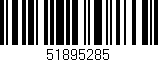 Código de barras (EAN, GTIN, SKU, ISBN): '51895285'