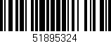 Código de barras (EAN, GTIN, SKU, ISBN): '51895324'