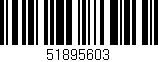 Código de barras (EAN, GTIN, SKU, ISBN): '51895603'