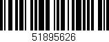 Código de barras (EAN, GTIN, SKU, ISBN): '51895626'