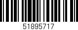 Código de barras (EAN, GTIN, SKU, ISBN): '51895717'