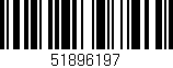 Código de barras (EAN, GTIN, SKU, ISBN): '51896197'