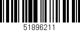 Código de barras (EAN, GTIN, SKU, ISBN): '51896211'
