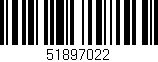 Código de barras (EAN, GTIN, SKU, ISBN): '51897022'