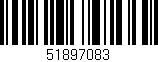 Código de barras (EAN, GTIN, SKU, ISBN): '51897083'