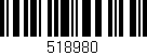 Código de barras (EAN, GTIN, SKU, ISBN): '518980'