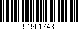 Código de barras (EAN, GTIN, SKU, ISBN): '51901743'