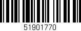 Código de barras (EAN, GTIN, SKU, ISBN): '51901770'