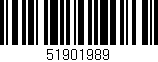 Código de barras (EAN, GTIN, SKU, ISBN): '51901989'
