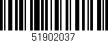 Código de barras (EAN, GTIN, SKU, ISBN): '51902037'