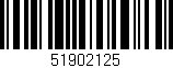 Código de barras (EAN, GTIN, SKU, ISBN): '51902125'
