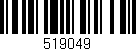 Código de barras (EAN, GTIN, SKU, ISBN): '519049'