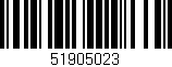 Código de barras (EAN, GTIN, SKU, ISBN): '51905023'