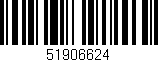Código de barras (EAN, GTIN, SKU, ISBN): '51906624'